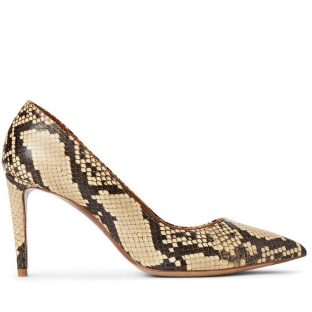 Ralph lauren purple label Armissa Ayers‎ python pumps heels sz 38